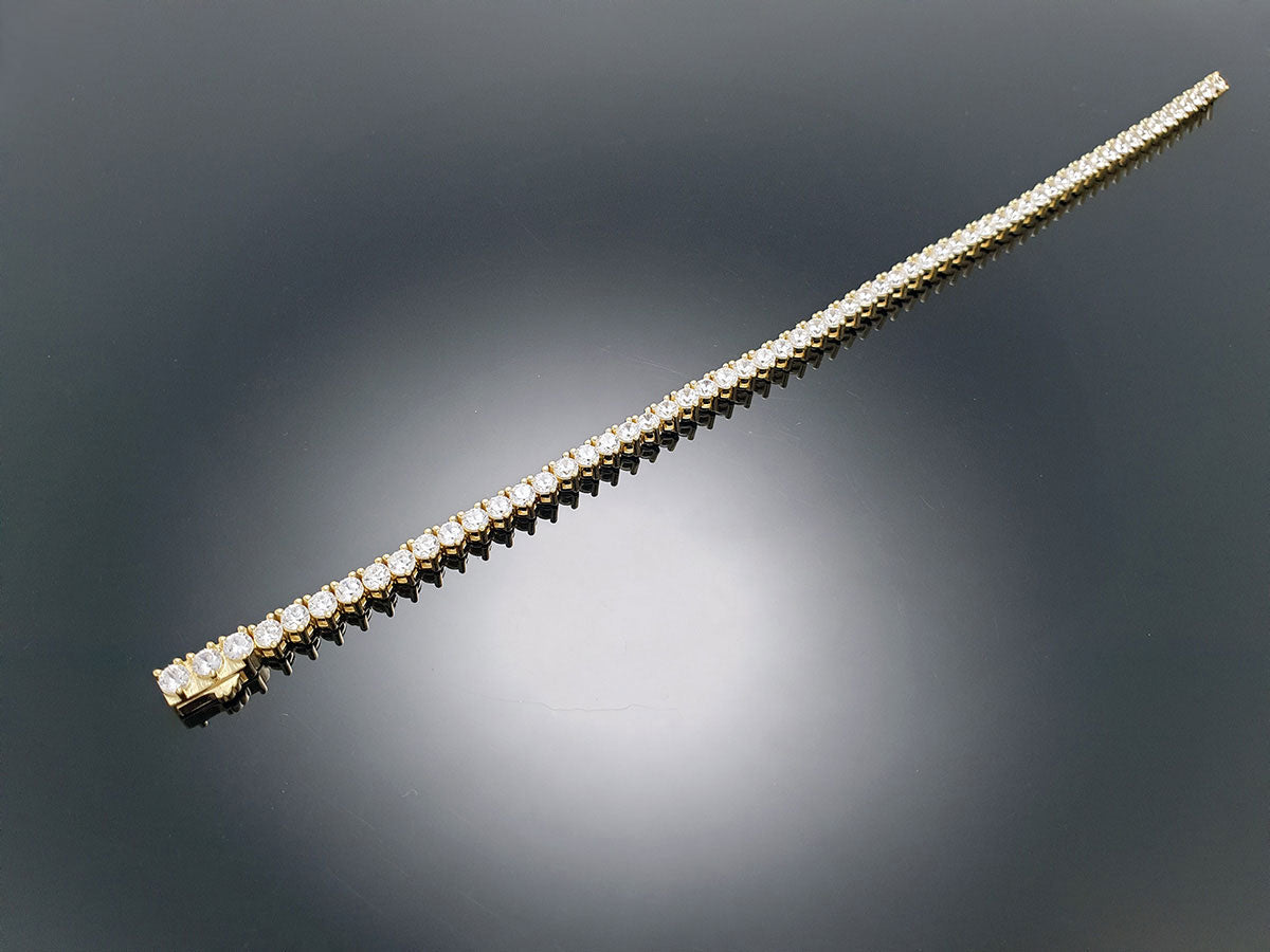 Tennis Bracelet 3prong 3mm with New Clasp