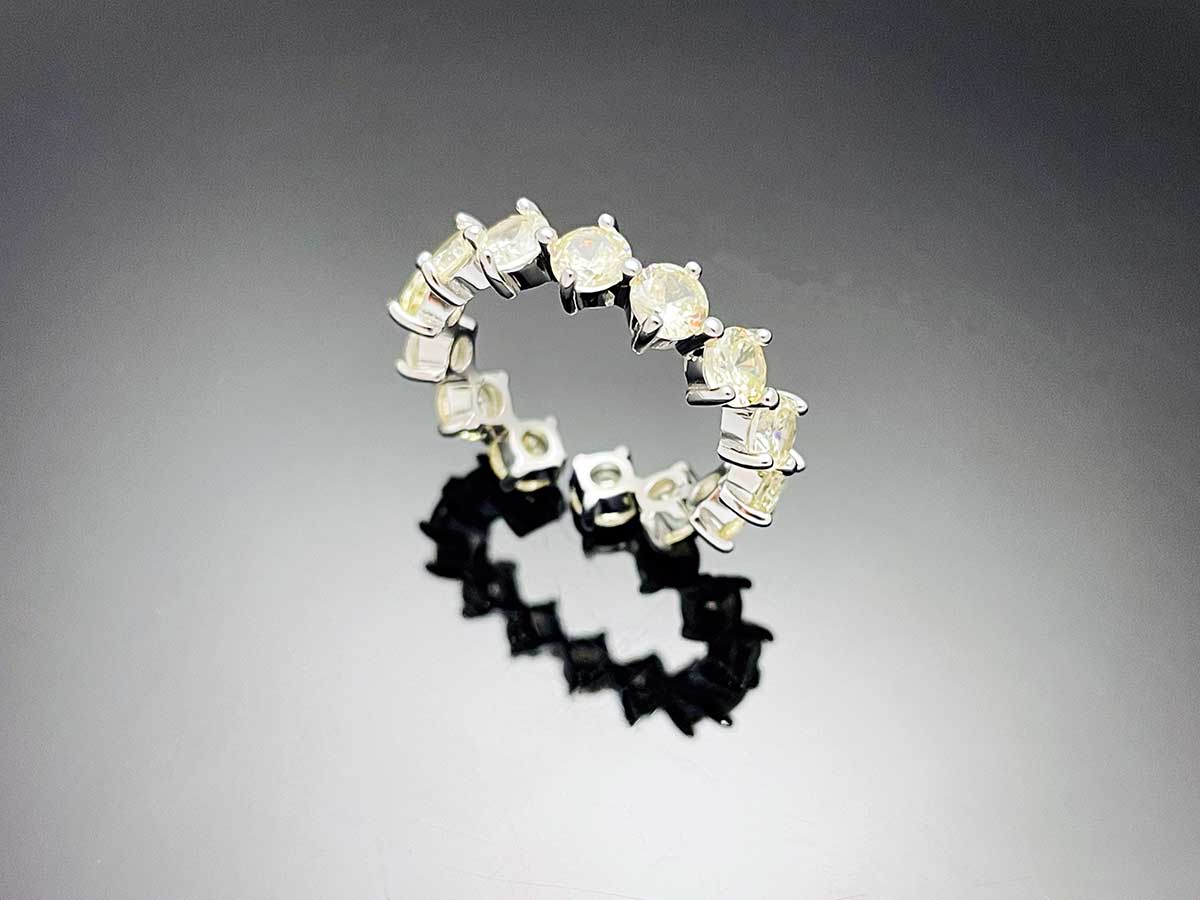 4prong Compass Layered Ring Earth