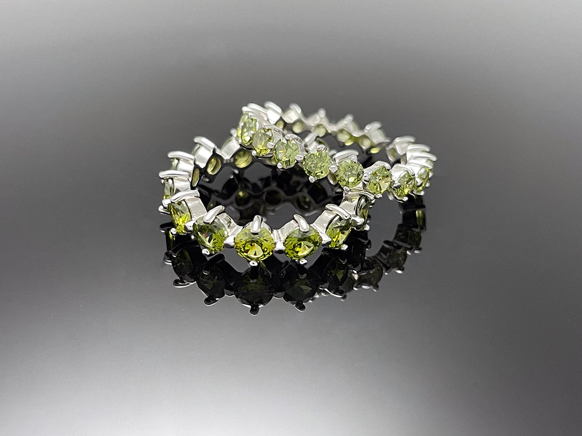 4prong Compass Layered Ring Earth
