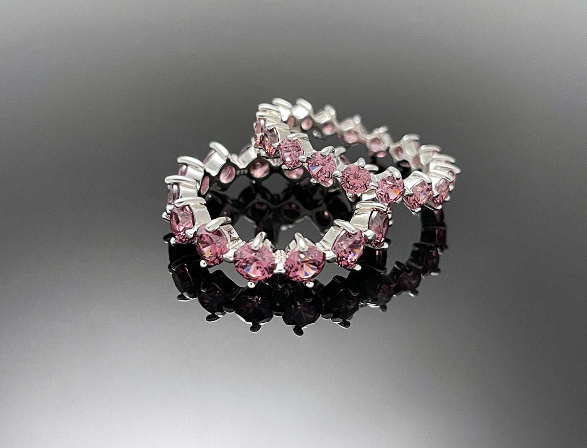 4prong Compass Layered Ring Earth