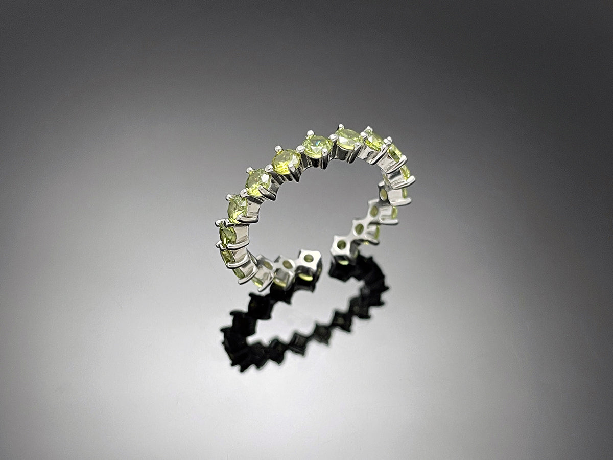 4prong Compass Layered Ring Earth