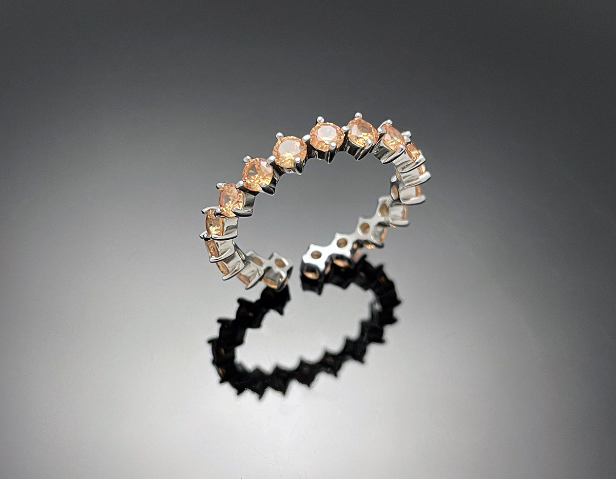 4prong Compass Layered Ring Earth