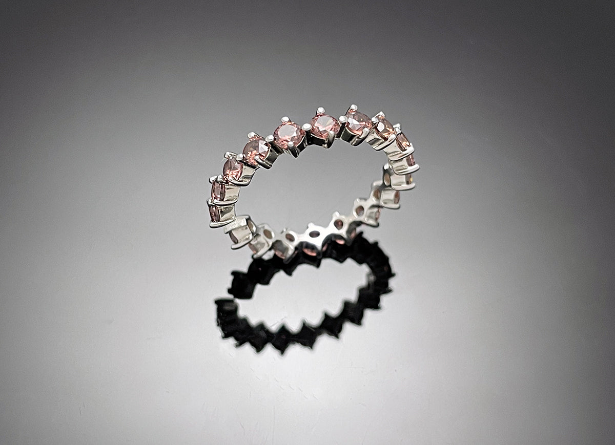 4prong Compass Layered Ring Earth
