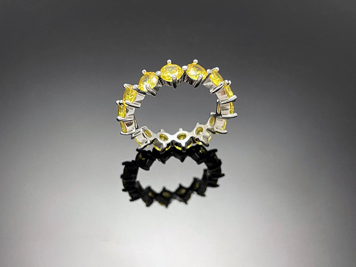 4prong Compass Layered Ring Earth