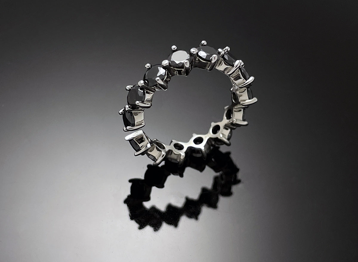 4prong Compass Layered Ring Earth