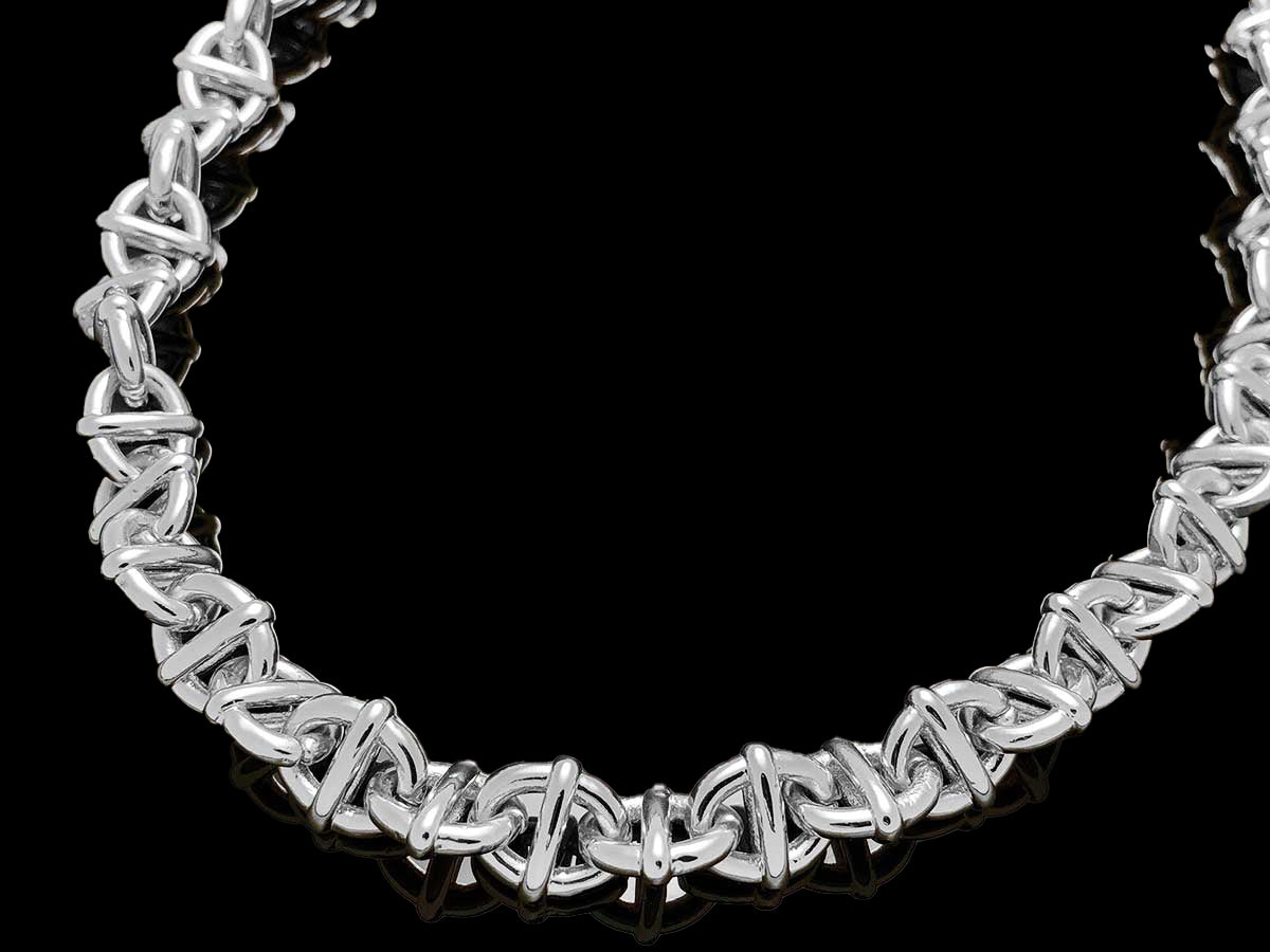 θ chaine d'ancre chain Necklace