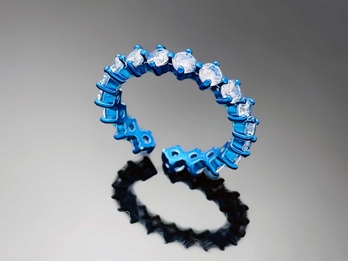 4prong Compass Layered Ring Candy Color