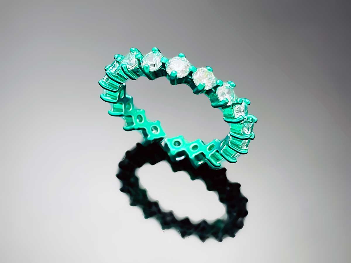 4prong Compass Layered Ring Candy Color