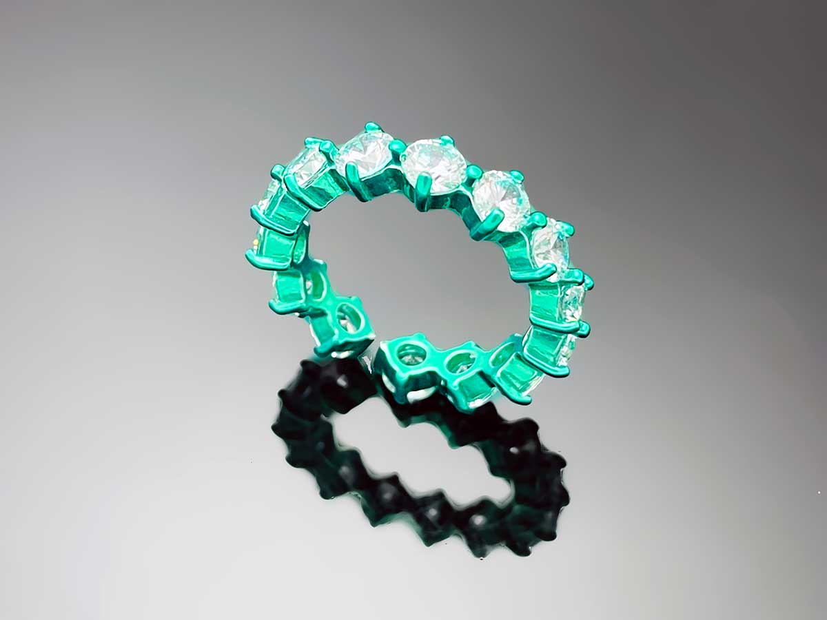 4prong Compass Layered Ring Candy Color
