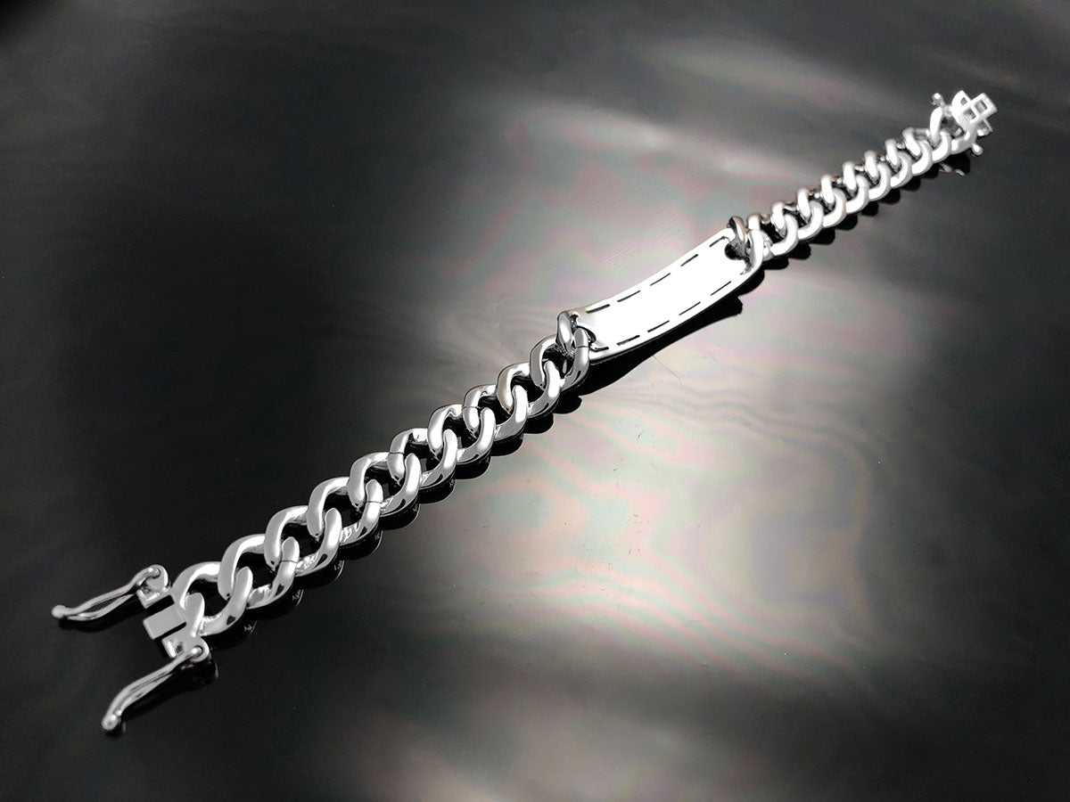 Iced ID Cuban Bracelet