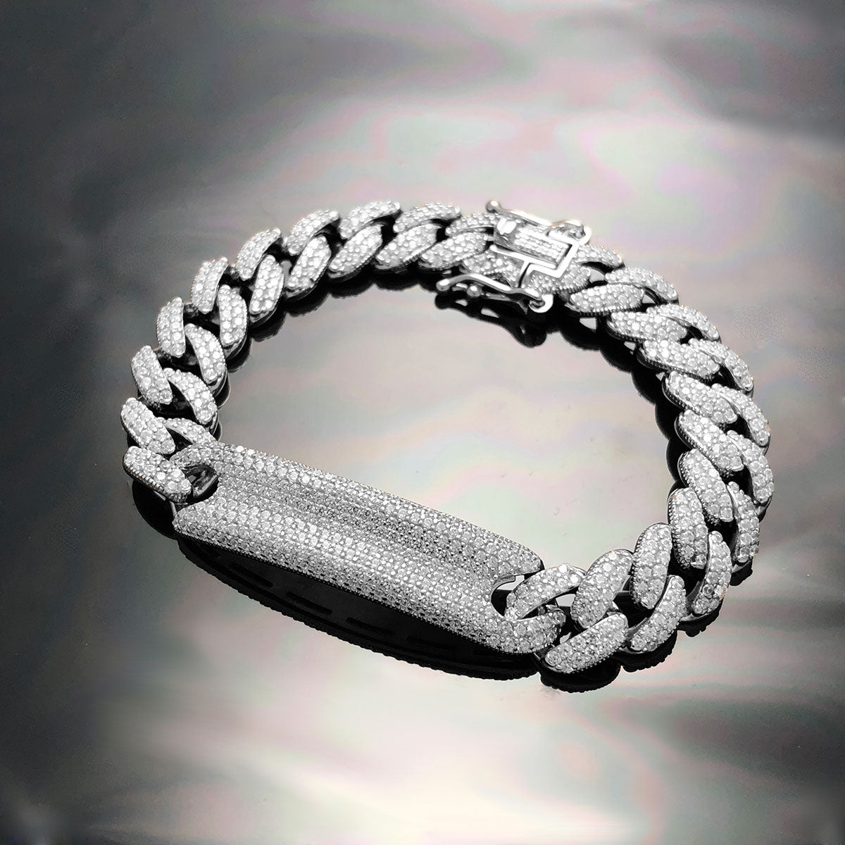 Iced ID Cuban Bracelet