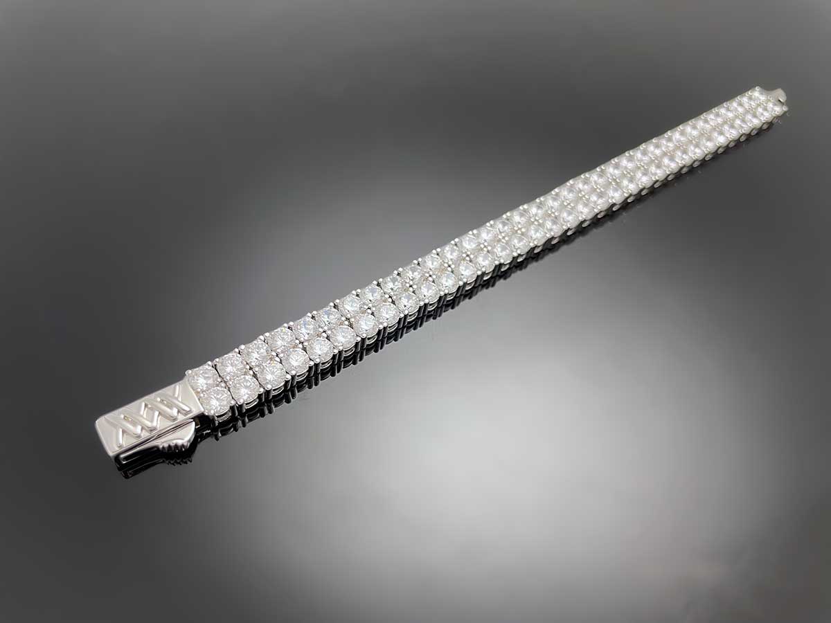 2 Row Tennis Bracelet 4mm