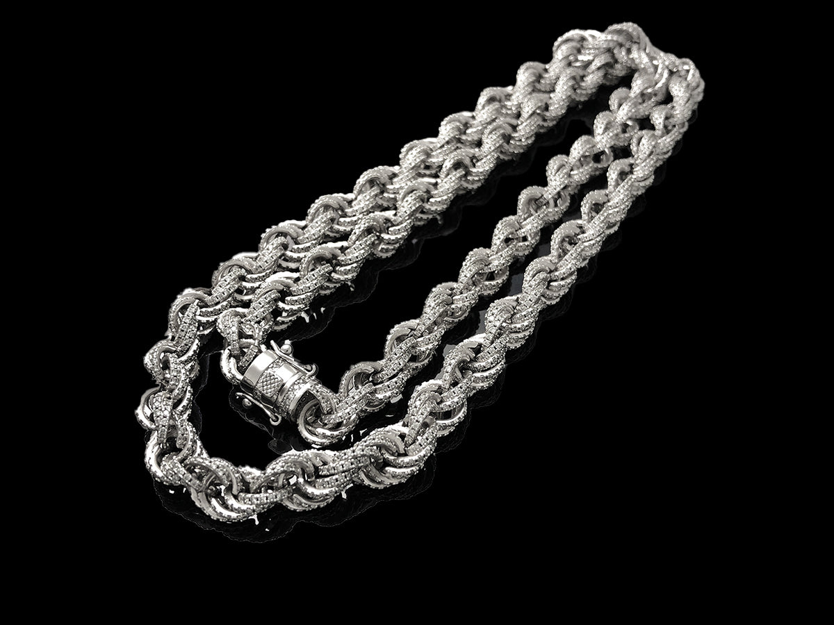 Iced Rope Chain Necklace