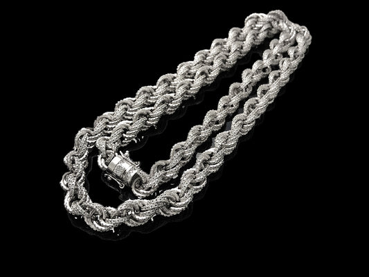Iced Rope Chain Necklace
