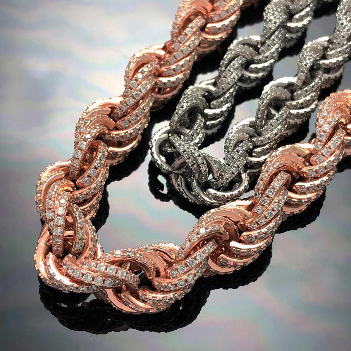 Iced Rope Chain Necklace