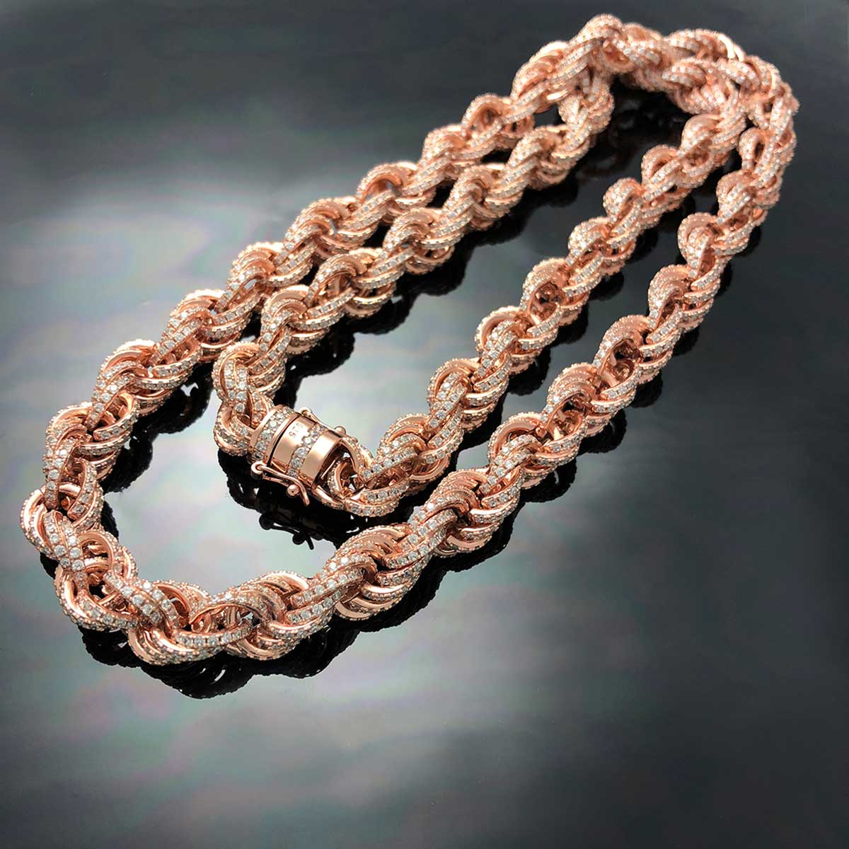 Iced Rope Chain Necklace