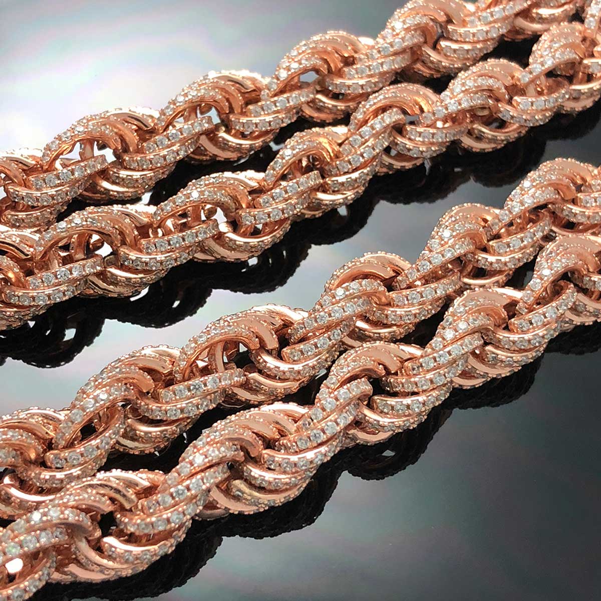 Iced Rope Chain Necklace