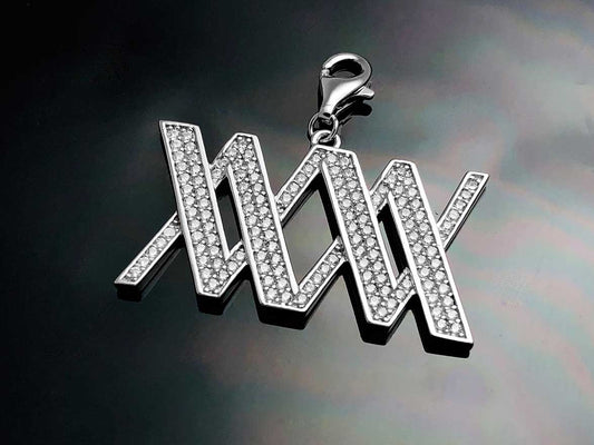 Iced WOOING Logo Pendant
