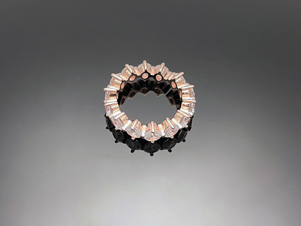 4prong 4mm Compass Layered Ring