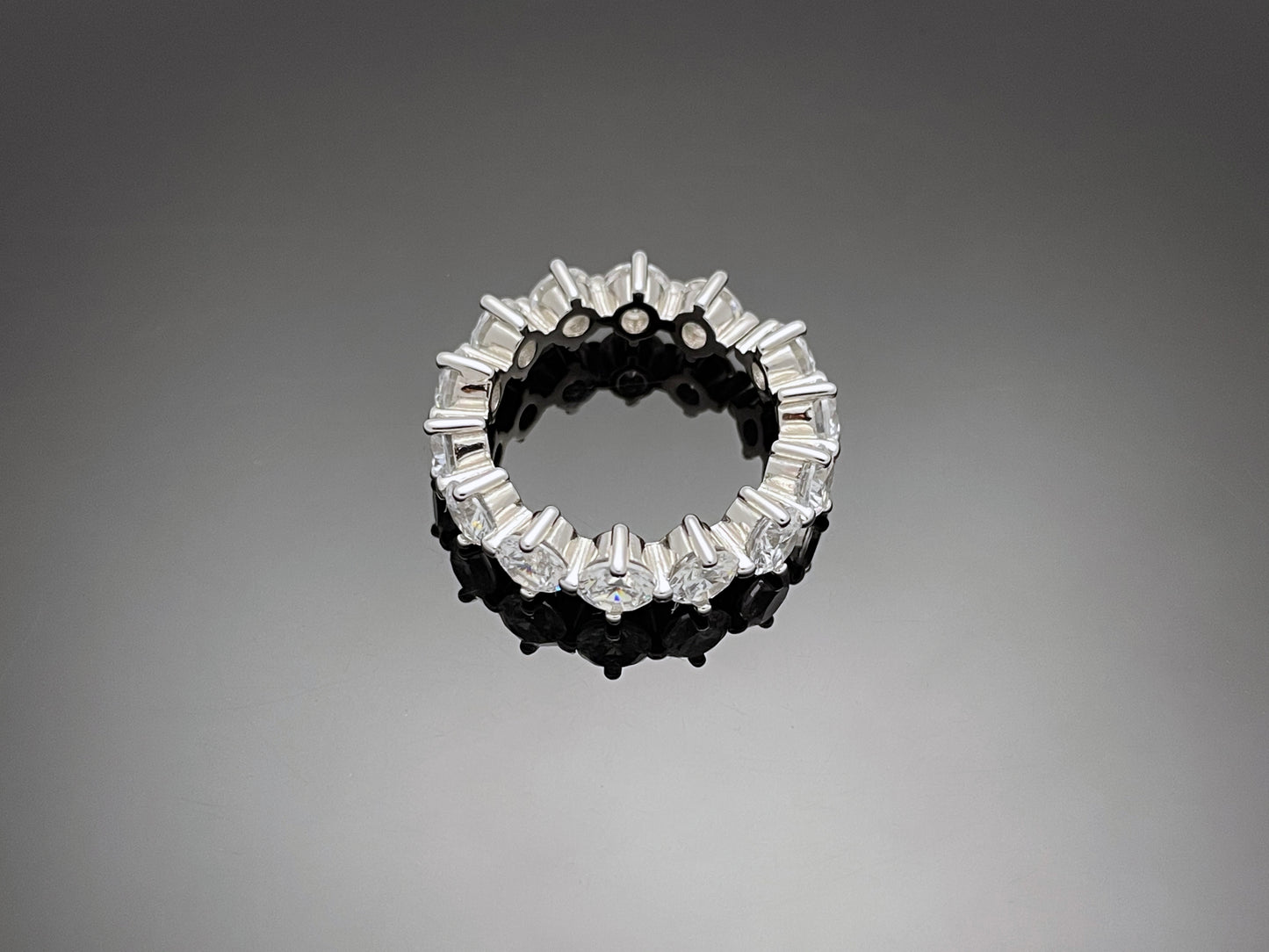 4prong 4mm Compass Layered Ring