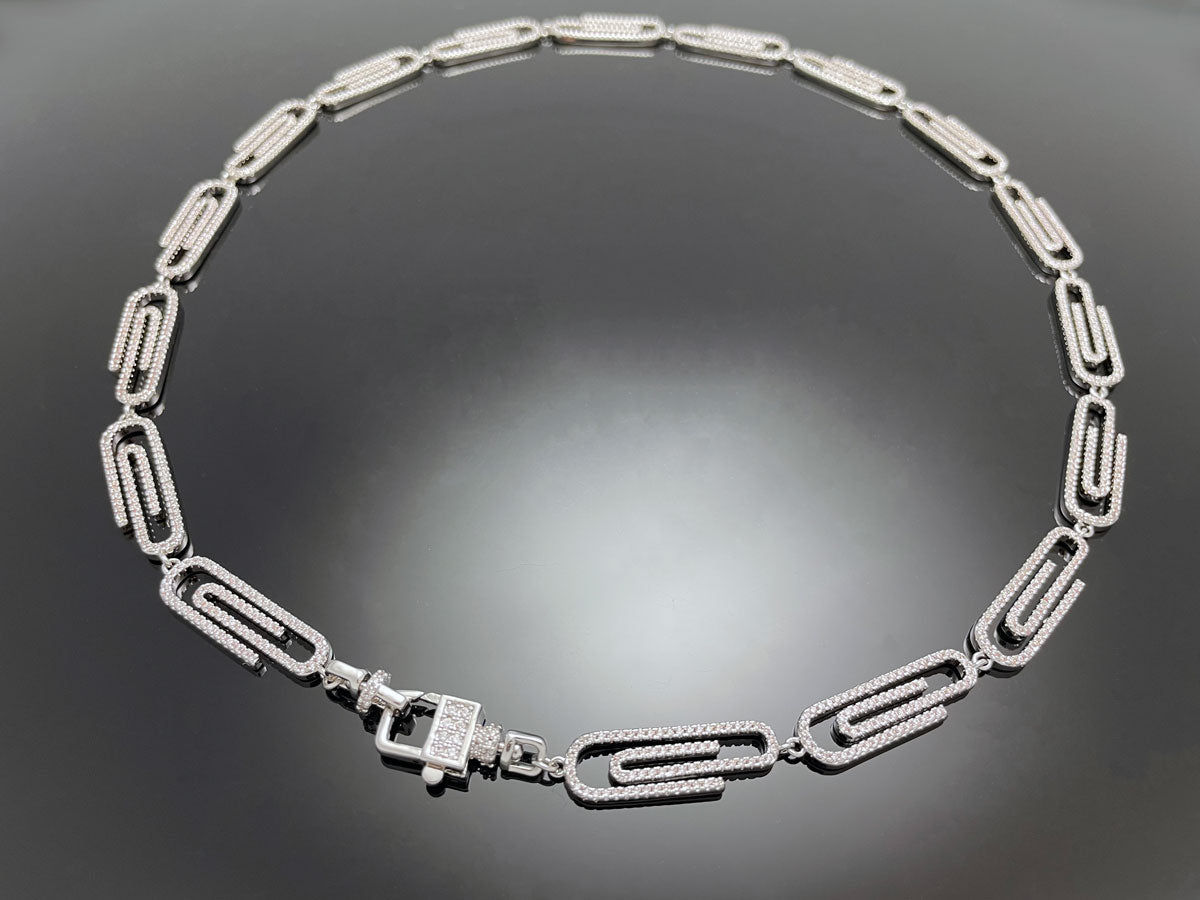 Iced Out Clip Chain Bracelet