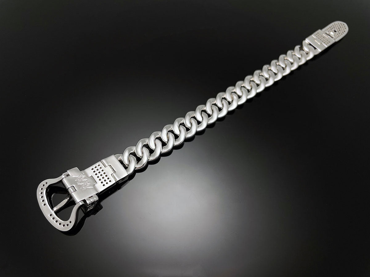 Iced Belt Buckle Cuban Bracelet