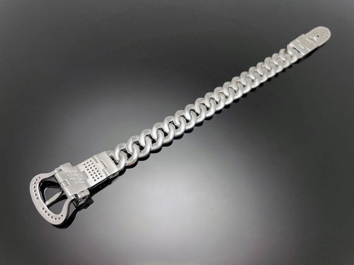 Iced Belt Buckle Cuban Bracelet