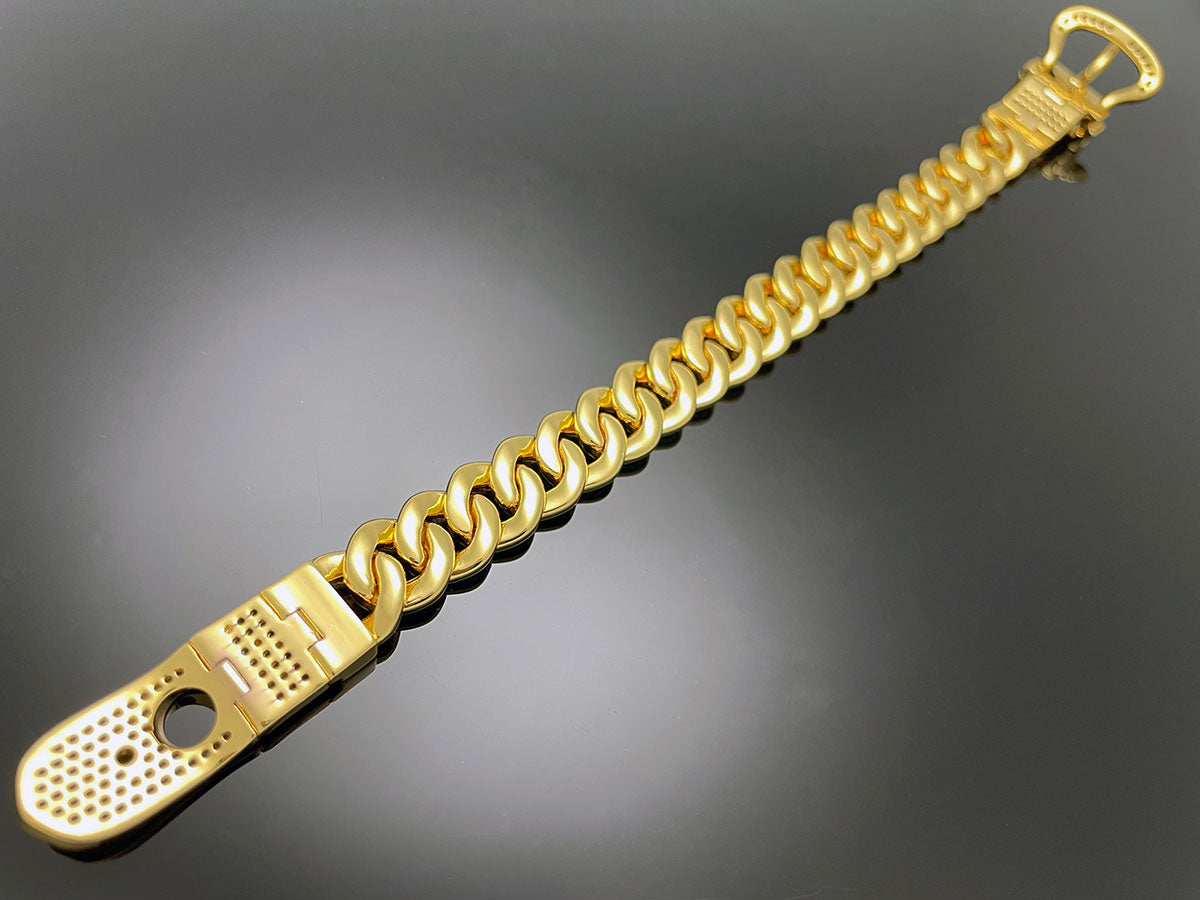 Iced Belt Buckle Cuban Bracelet