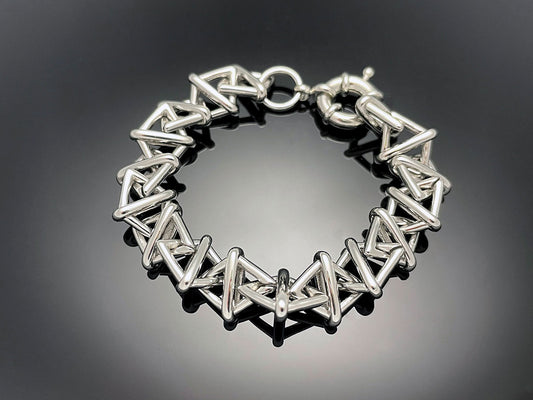 Diamond θ chaine d'ancre chain Bracelet