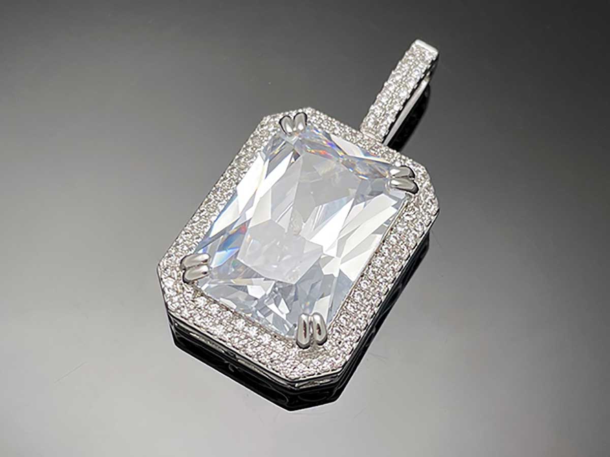 Emerald Cut Pendant