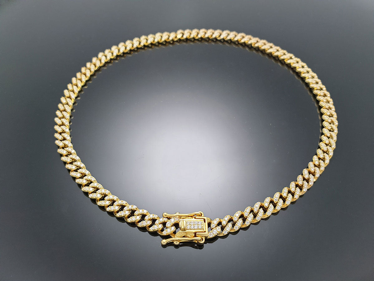 Iced Mini Cuban Chain Necklace