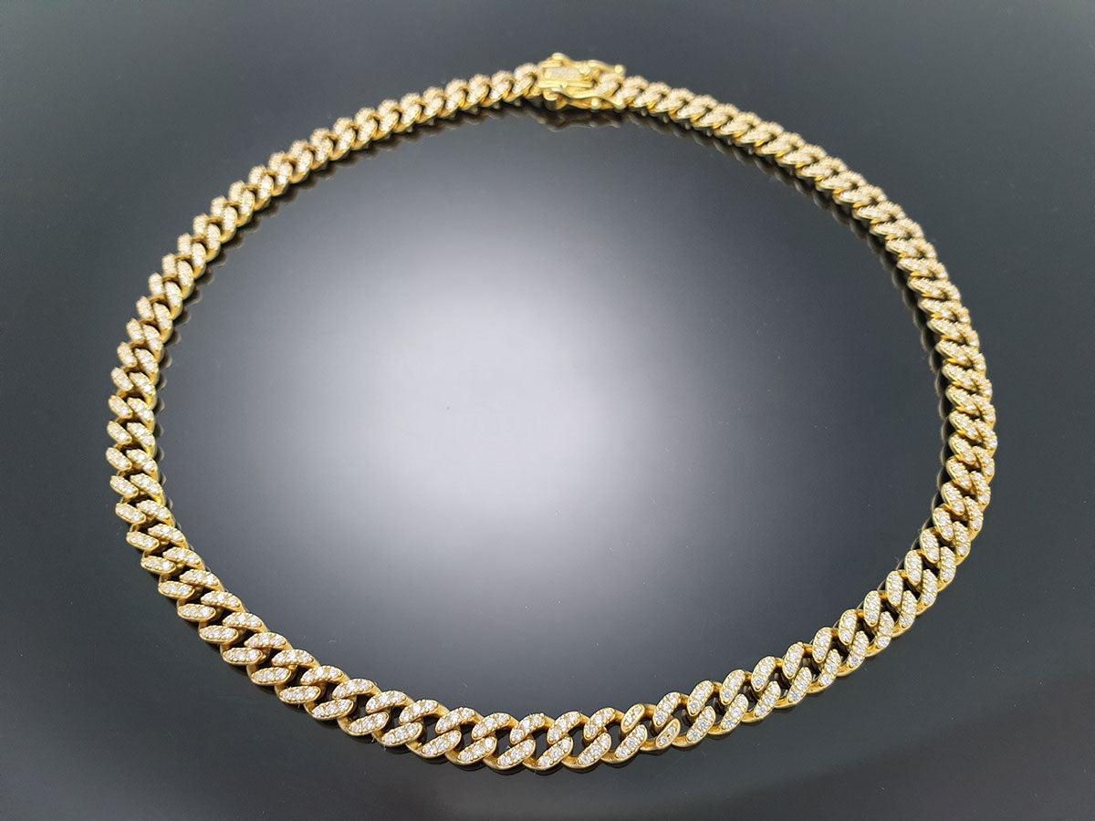Iced Mini Cuban Chain Necklace