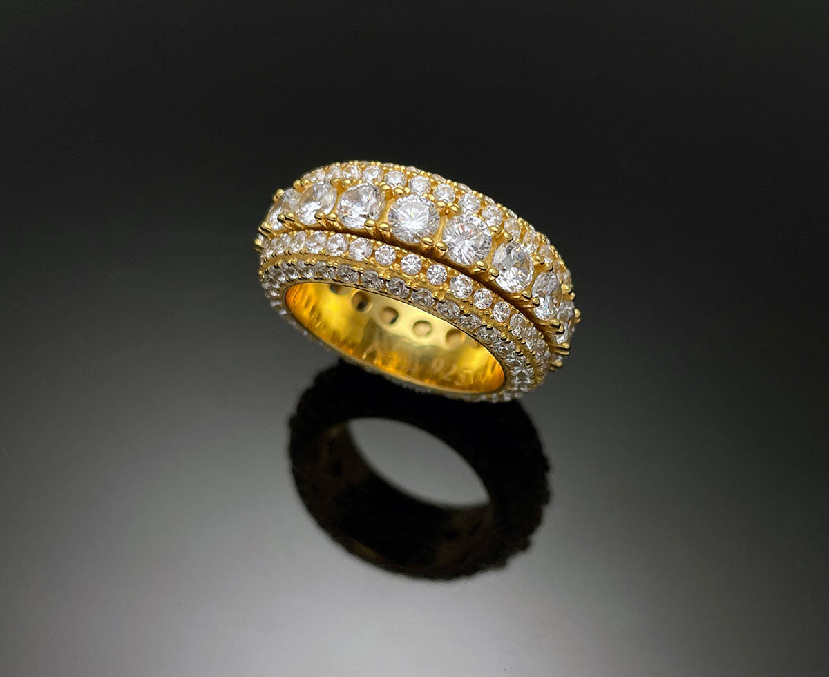 0.2ct Round cut Spinner Ring