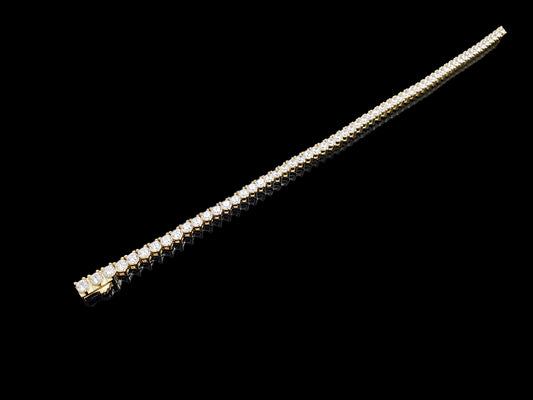 Tennis Bracelet 3prong 3mm with New Clasp
