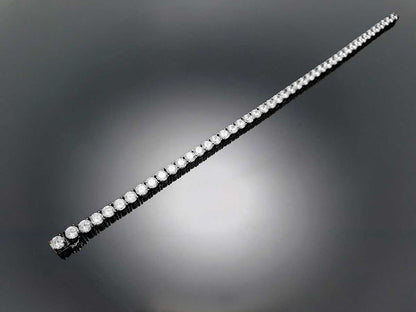 Sterling Silver Tennis Bracelet 4prong 4mm with New Clasp