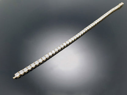 Sterling Silver Tennis Bracelet 4prong 4mm with New Clasp