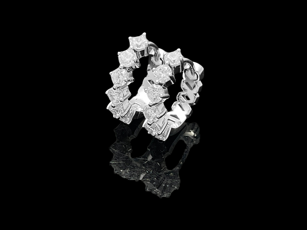 Compass Huggie Hoop Earring 3mm