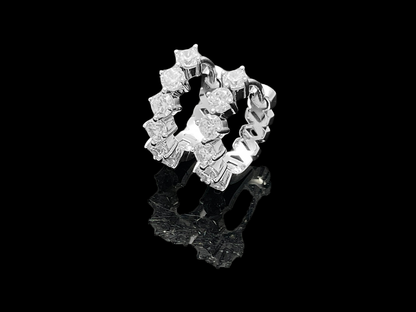 Compass Huggie Hoop Earring 3mm