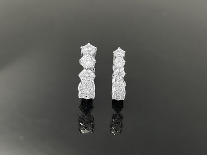 Compass Huggie Hoop Earring 3mm