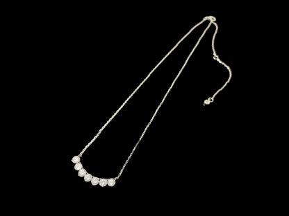 Compass Smile Pendant Necklace 3prong