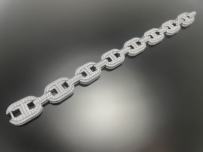Iced θ chaine d'ancre chain Bracelet