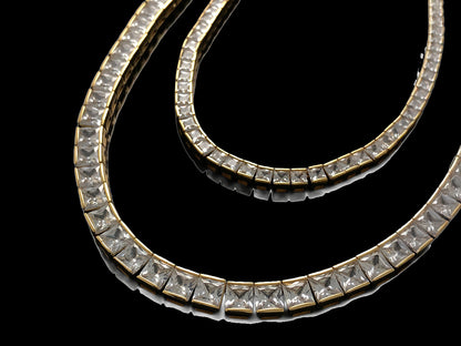Made to Order-Square Tennis Chain
