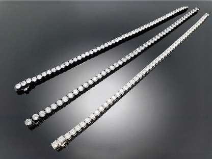 Sterling Silver Tennis Bracelet 4prong 4mm with New Clasp