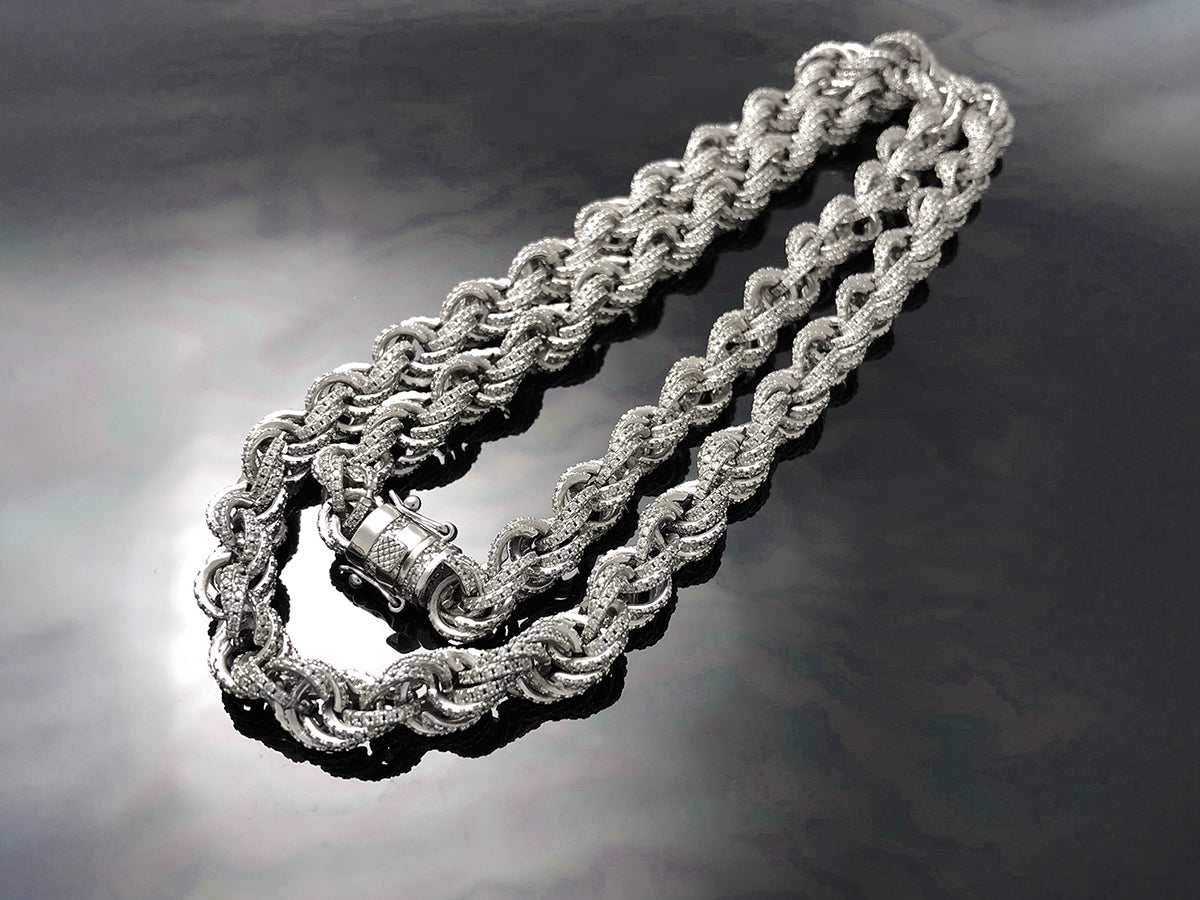 Iced Rope Chain Necklace