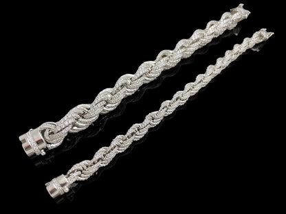 Iced Rope Chain Bracelet