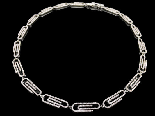 Iced Out Clip Chain Bracelet