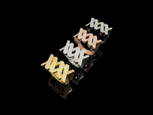 Iced WOOING Logo Ring